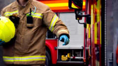 Police treat fire at derelict building as arson