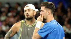 Kyrgios & Kokkinakis retire injured from doubles