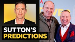 Sutton’s predictions v Bank of Dave 2 stars Rory Kinnear & Dave Fishwick