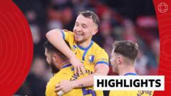 Two for Reed as Mansfield upset Sheffield United in thriller
