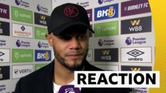 Clarets showed 'fight' during 'exciting' draw - Kompany