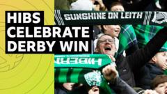 Watch: Spine-tingling ‘Sunshine on Leith’ by Hibs fans & players