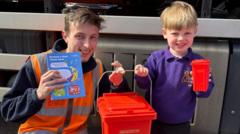 Bin theft boy, 3, gets lorry visit surprise