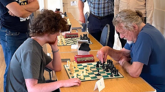 Whole lotta shock as Led Zep star plays teen at chess