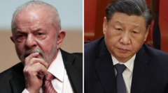 Luiz Inácio Lula da Silva e Xi Jinping