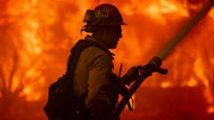 Watch: Fast-moving California wildfire burns out of control