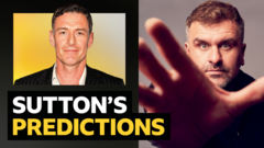 Sutton's predictions v Reverend & the Makers singer Jon McClure