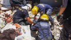 Buscan sobrevivientes a contrarreloj en Colombia tras el devastador terremoto que dejó al menos 181 muertos y más de 2.500 heridos