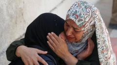 At least 12 Palestinians killed waiting for aid in Gaza, say medics