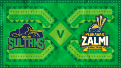 Multan Sultans v Peshawar Zalmi – PSL scorecard