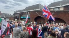 Hundreds attend protest over asylum seeker housing