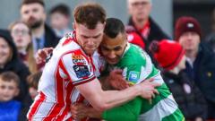 Shamrock Rovers leapfrog Derry City after victory