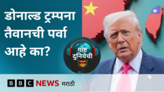 गोष्ट दुनियेची पॉडकास्ट : डोनाल्ड ट्रम्पना खरंच तैवानची काळजी वाटते का?