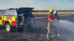 Wildfires and floods cost emergency services £11m