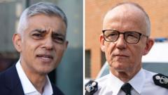 Khan ‘appalled’ by Met officers’ behaviour as Mahmood calls footage ‘sickening’