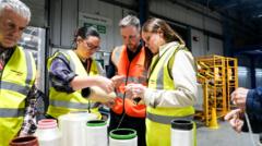 Space industry giants visit fabrics factory