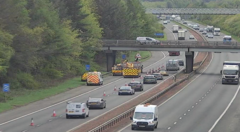 M8 westbound carriageway to close overnight for bridge repairs