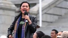 Three Maori MPs suspended over 'intimidating' haka