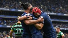 Champions Cup semi-final: Lowe double as Leinster blitz Northampton