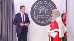 Rhun ap Iorwerth sworn in as first minister of Wales