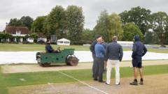 Middlesex and Northants frustrated by rain