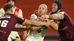 Champions St Helens hold off Giants comeback