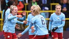 Watch WSL: Hemp fires in Man City's second as Chelsea stunned