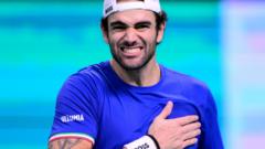 Berrettini puts Italy on brink of third successive Davis Cup final