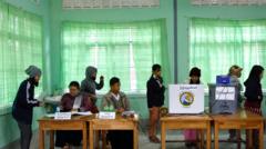 Polls close on first day of Myanmar's widely criticised 'sham' election