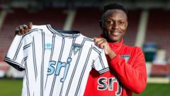 Wanyama relishing 'fairy tale' link with Lennon at Dunfermline