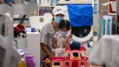 Rainbow和女兒在香港狹小的臨時公寓中努力維持生活