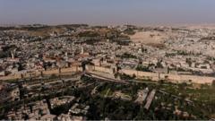 General view of Jerusalem from above (June 2021)