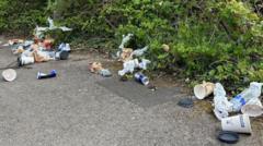 Drivers 'chucking stuff out of windows' blamed as litter on 99% of main roads