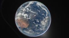 Artemis II crew take 'spectacular' image of Earth