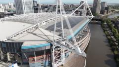 Principality Stadium goes green with 3,000 solar panels on its roof