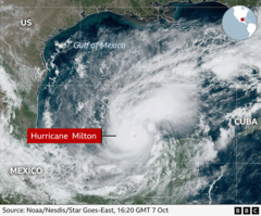 Hurricane Milton intensifies to category five strength as it heads towards Florida