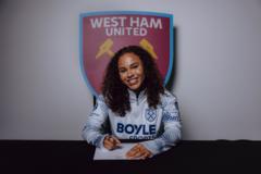 West Ham sign forward Salmon on two-year deal