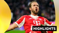 Kane strikes twice to extend Bayern’s Bundesliga lead