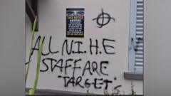 Housing Executive condemns 'threatening graffiti' aimed at staff