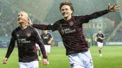 Late Lowry strike at Kilmarnock puts Hearts into semi
