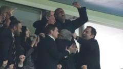 Jubilant Prince William cheers Villa victory