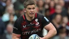 Saracens expect Farrell to face Ospreys