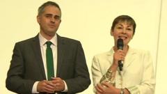 Jonathan Bartley and Caroline Lucas