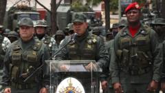 File photo of Venezuelan Defence Minister Gen Vladimir Padrino in Caracas (3 May 2020)