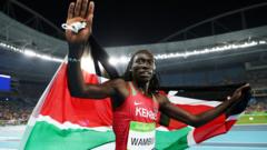 Umunya-Kenya s Margaret Wambui yigina umudari wa bwonze mu nkino za olympic za Rio mu 2016