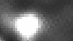 The actual explosion captured by a Nasa space telescope