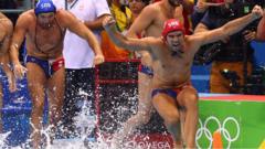 Serbia win men’s water polo gold
