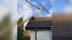 Thousands in Northern Ireland still without power after Storm Darragh