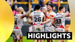 Tomkins-inspired Catalans cruise to Castleford win