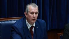 Sinn Féin calls on Poots to 'stand aside' over Donaldson concerns